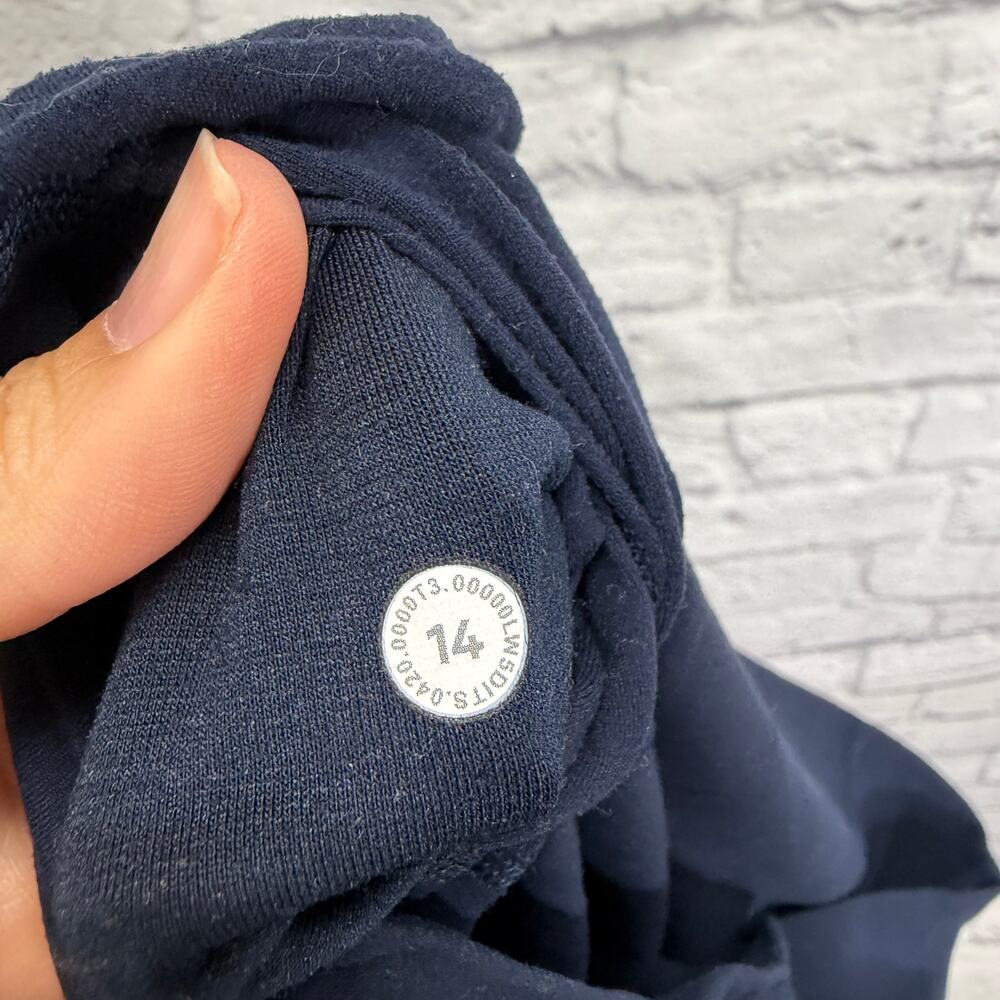 Lululemon Align Pant Leggings 28" inseam Navy Blue Size 14 High Rise - Picture 6 of 6